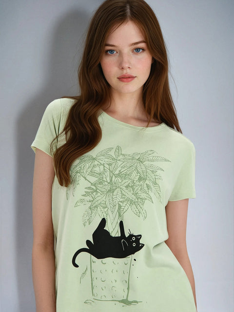 Sinsay Women's Green/Olive Green Two-piece Pajama Set | Sinsay in Lebanon