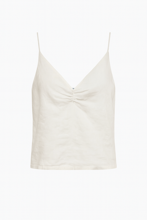 Mango Women's Off White Sleeveless Top| Mango in Lebanon