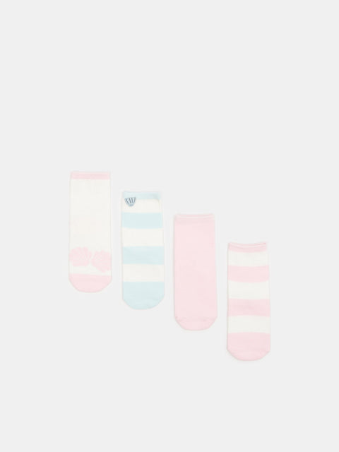 Sinsay Baby Girl's Multi Pink 4 pack Socks| Sinsay in Lebanon
