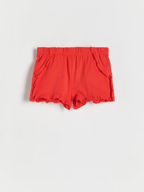 Reserved Girl's Red Ruffled Shorts | Reserved  In Lebanon