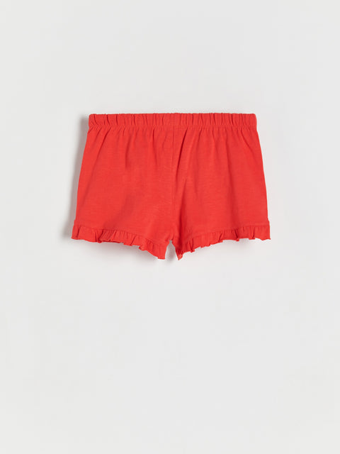 Reserved Girl's Red Ruffled Shorts | Reserved  In Lebanon