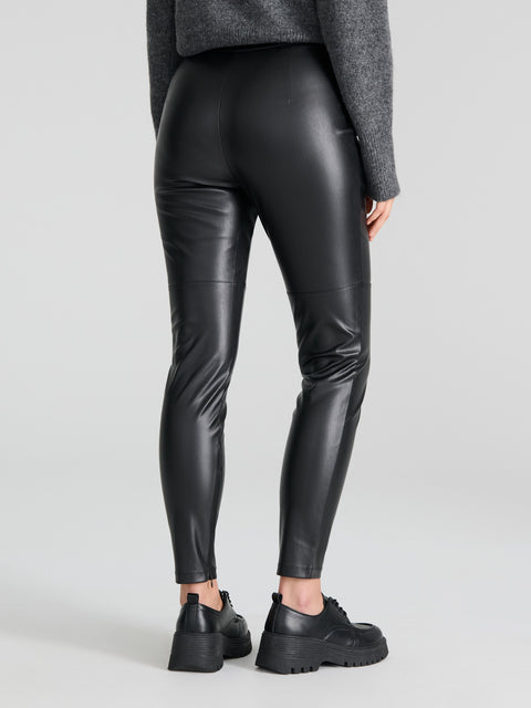 Sinsay Women's Black Imitation Leather Trousers | Sinsay In Lebanon
