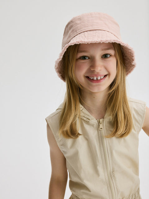 Reserved Girl's Beige Cotton Sleeve-Less Jumpsuit | Reserved In Lebanon