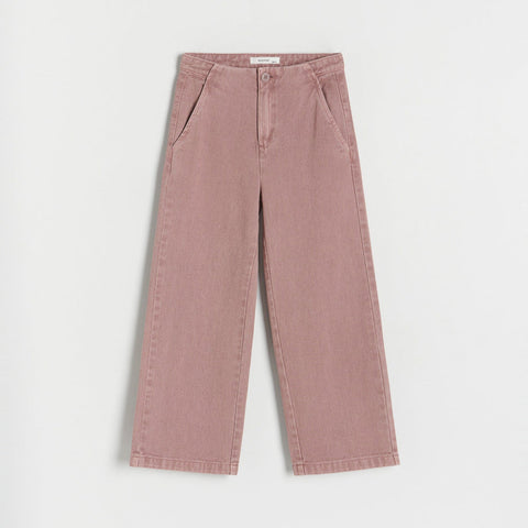 Pink pants on a white background
