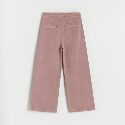 Pink pants on a white background