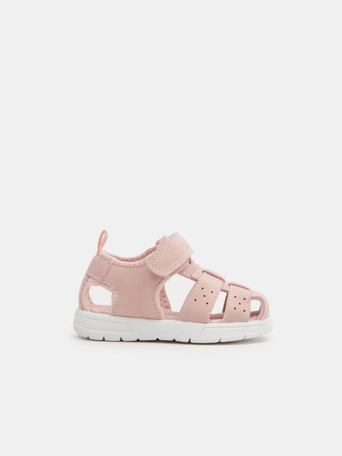 Sinsay Baby Girl's Dusty Rose Velcro Fastening Sandals | Sinsay In Lebanon