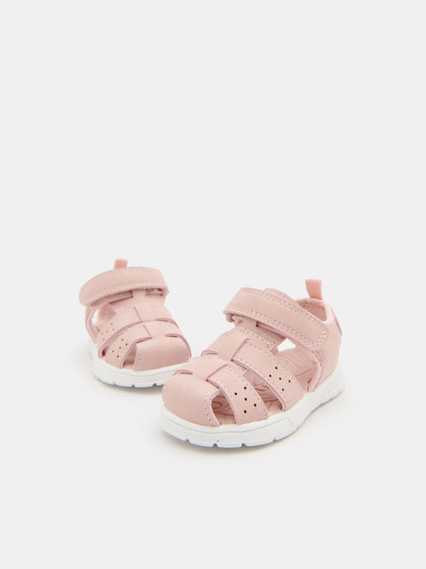 Sinsay Baby Girl's Dusty Rose Velcro Fastening Sandals | Sinsay In Lebanon