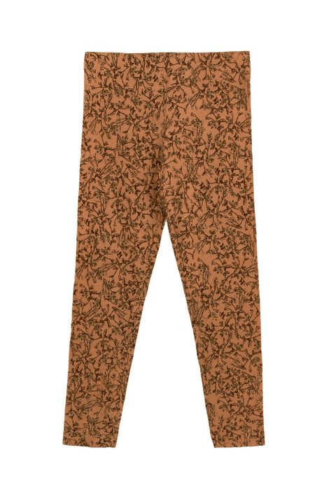 POMPdeLUX Girl's Dusty Rose Printed Leggings | POMPdeLUX in Lebanon
