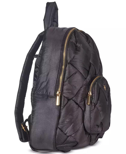 Sam Edelman Women's Black Jianna Woven Nylon Large Backpack | Sam Edelman In Lebanon
