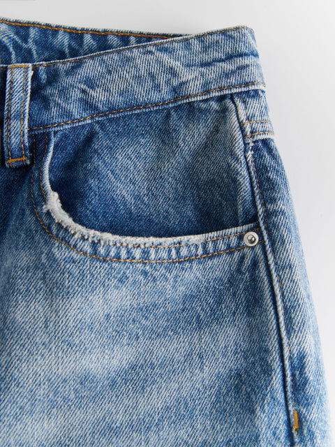 Reserved Denim Women's Blue Straight Leg Jeans | Reserved In Lebanon