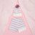 Sinsay Girl's White Multicolor Dotted Pattern Matching Beanie and Scarf Accessories Set