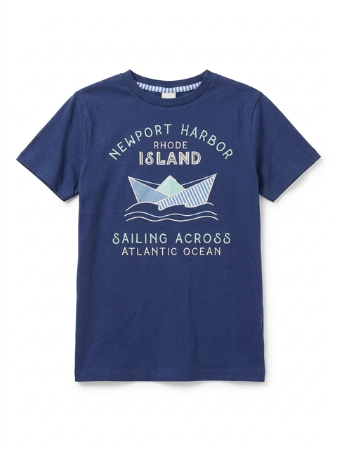 Charanga Boy's Navy Printed T-Shirt | Charanga In Lebanon