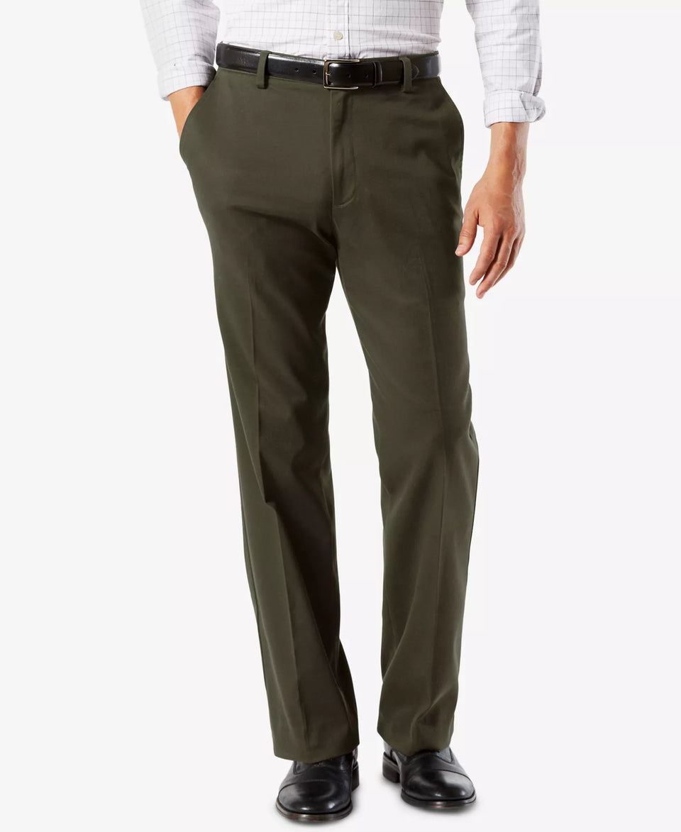 Dockers Men's Dark Green Easy Classic FitStretch Pants | Dockers In Lebanon