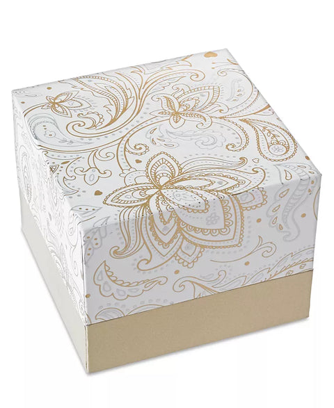 Charter Club Women's Rose Gold-Tone 18K  Plate Pavé & Crystal Stone Square Halo Ring |Charter Club In Lebanon