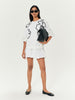Sinsay Women's White Abstract Line Art Graphic Sweatshirt | Sinsay in Lebanon