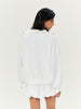 Sinsay Women's White Abstract Line Art Graphic Sweatshirt | Sinsay in Lebanon