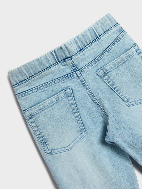 Sinsay Girl's Light Blue Elastic Waist Jeans | Sinsay In Lebanon