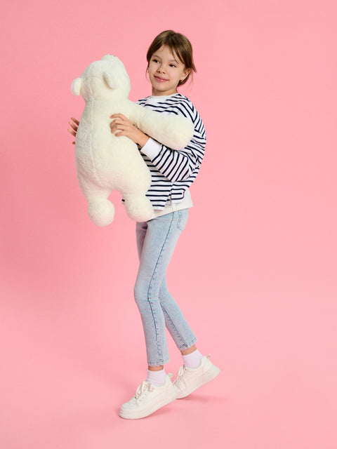 Sinsay Girl's Light Blue Elastic Waist Jeans | Sinsay In Lebanon