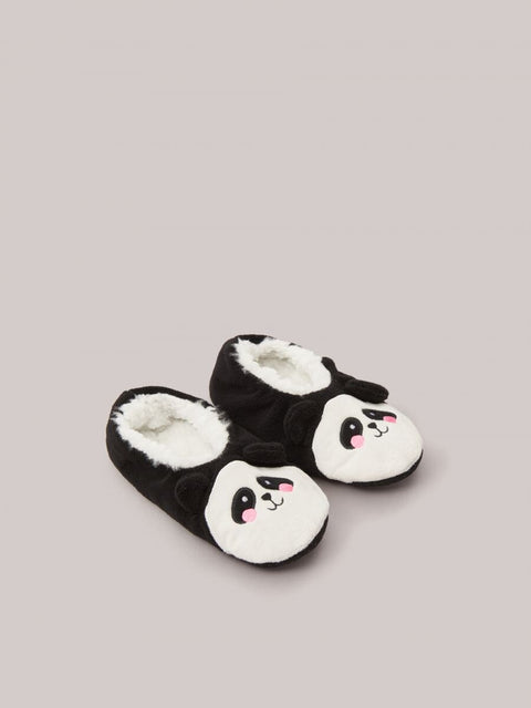 Sinsay Baby Girl's Black & White Panduf Slipper | Sinsay In Lebanon