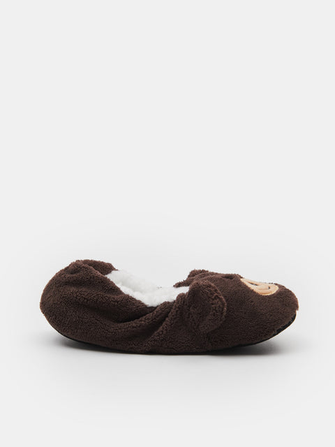 Sinsay Boy's Brown Slip-On Panduf | Sinsay In Lebanon