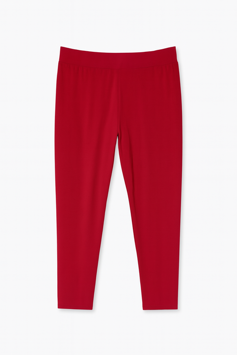Forever 21 Women's Red Elastic Waistband Plus Size Pants | Forever 21 In Lebanon