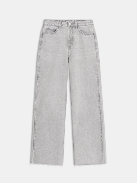 Sinsay Women's Light Grey High-waisted Jeans | Sinsay in Lebanon