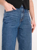 Sinsay Women's Dark Blue High Waist Wide Leg Jeans | Sinsay In Lebanon