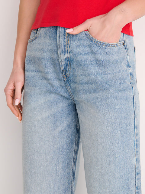 Sinsay Women's Blue High Waist Jeans | Sinsay In Lebanon