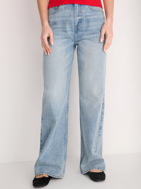 Sinsay Women's Blue High Waist Jeans | Sinsay In Lebanon
