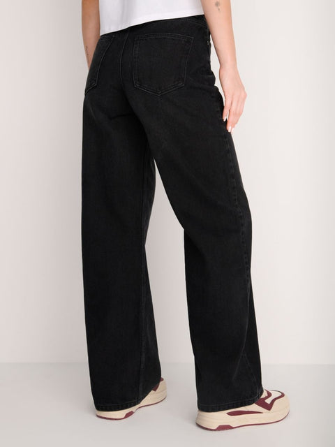 Sinsay Women's Washed Black High Waist Jeans | Sinsay In Lebanon
