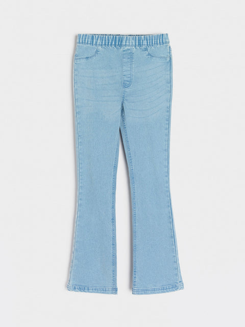 Sinsay Girl's Light Blue Jegging With Elastic Waist | Sinsay In Lebanon