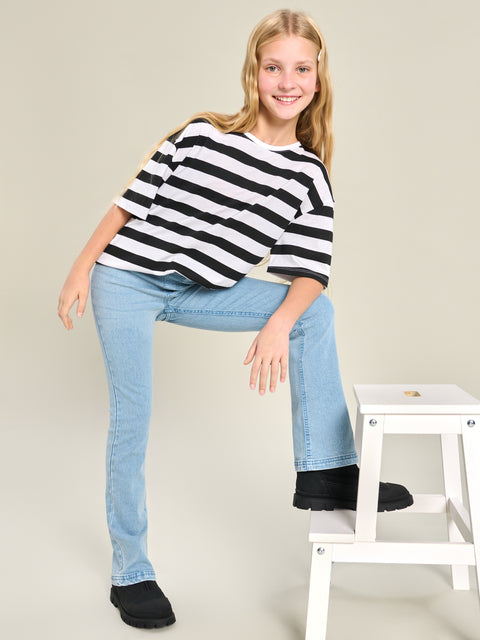 Sinsay Girl's Light Blue Jegging With Elastic Waist | Sinsay In Lebanon