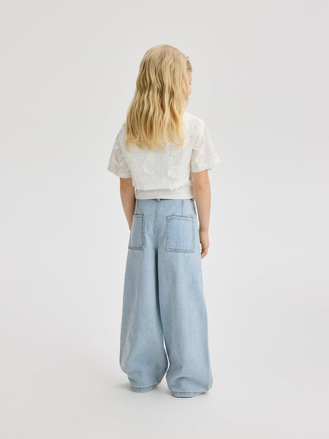 Reserved Girl's Blue Wide Leg Jeans | Reserved In Lebanon