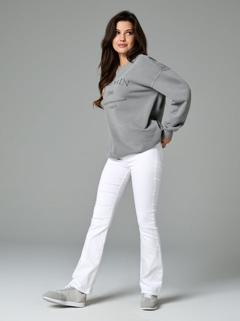 Sinsay  Women's White  Flare Jeans   | Sinsay in Lebanon