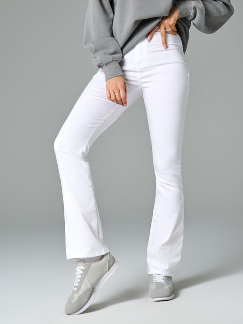 Sinsay  Women's White  Flare Jeans   | Sinsay in Lebanon