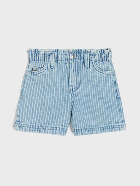Sinsay Baby Girl's Light  Blue Lined Denim Shorts  | Sinsay in Lebanon