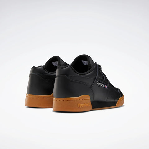 Reebok Boy's Black Leather Workout Plus Sneaker |  Reebok In Lebanon