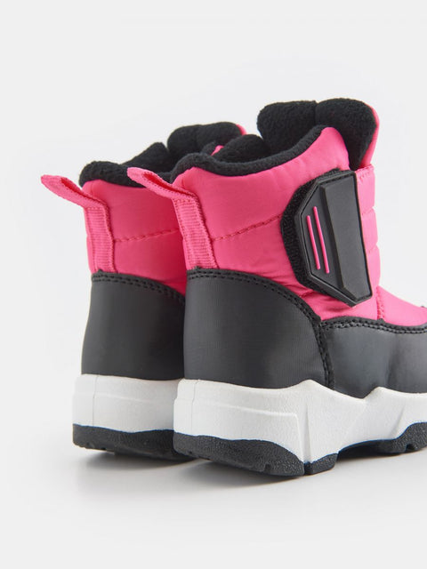 Sinsay Baby Girl's Black & Fuchsia Snow Boots | Sinsay In Lebanon