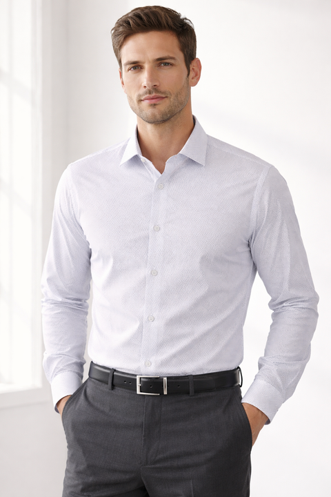 Calvin Klein Men's White Steel Plus Slim Fit Stretch Wrinkle Free Dress Shirt | Calvin Klein In Lebanon