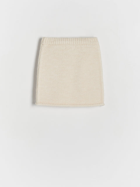 Reserved Girl's Beige Skirt With Fringes | Reserved In Lebanon