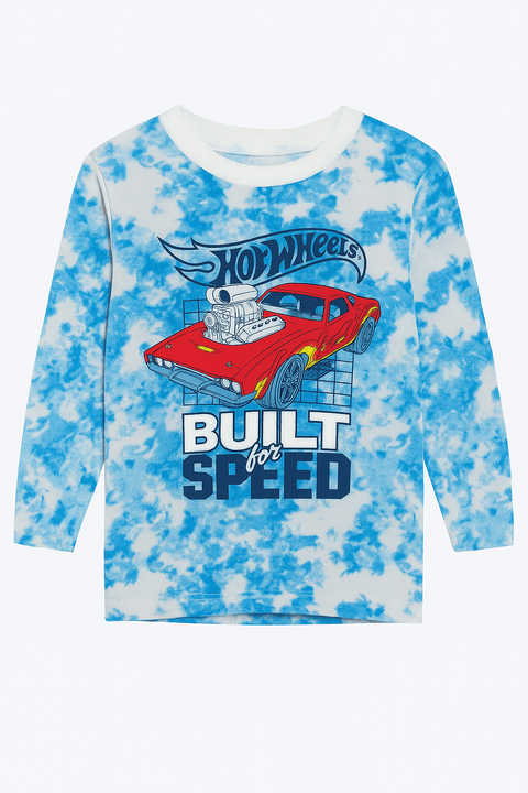 Hot Wheels  Boy's Blue Sweatshirt ABFK790