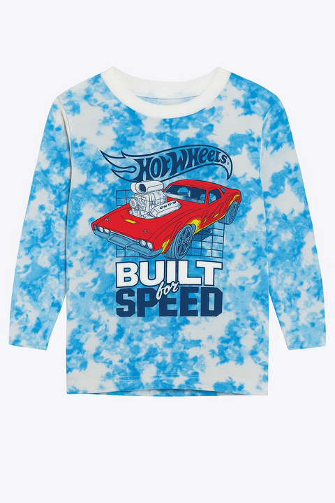 Hot Wheels  Boy's Blue Sweatshirt ABFK790