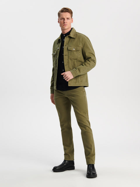 Sinsay Men's Khaki Green Slim Jeans | Sinsay in Lebanon