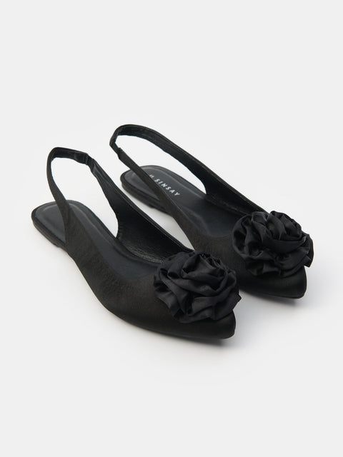 Sinsay Women's Black Pointed Teo Ballet Flat | Sinsay In Lebanon