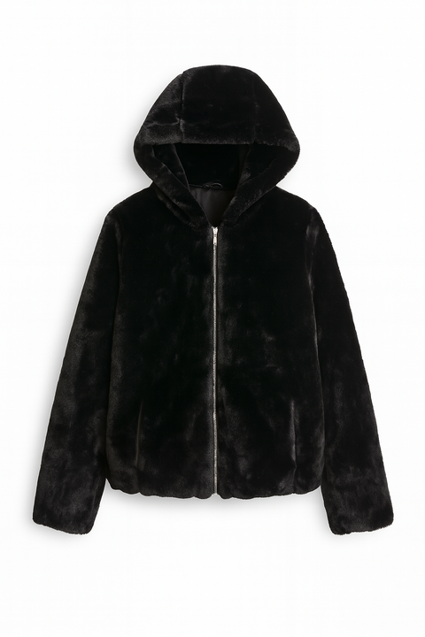 Terranova Girl's Black Fur Jacket |Terranova  in Lebanon