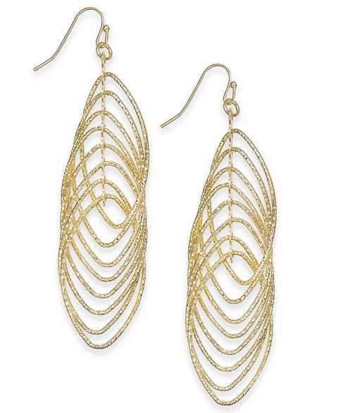 I.N.C Women's Navette Multi-Ring Drop Earrings | I.N.C in Lebanon