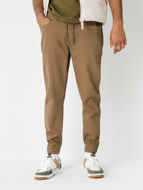 Sinsay Men's Khaki Mid Waist Cuffed Bottoms Jogger Pant|Sinsay In Lebanon