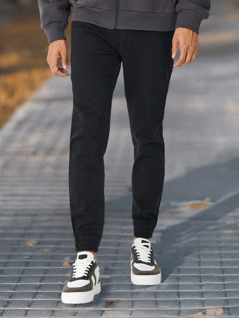 Sinsay Men's Black Regular Jogger Pants  |Sinsay  in Lebanon