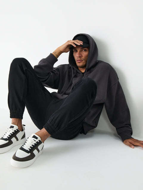 Sinsay Men's Black Regular Jogger Pants  |Sinsay  in Lebanon