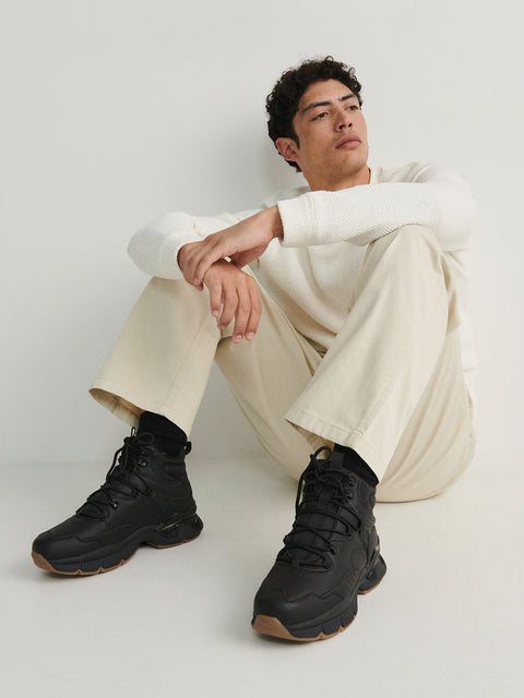 Reserved Men's Black Hiking Boots | Reserved In Lebanon